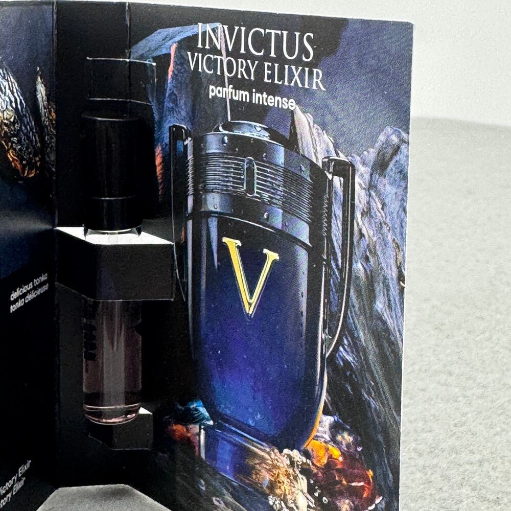 Paco Rabanne Invictus Victory Elixir 1.5ml Sample Spray Carded New - Picture 4 of 4